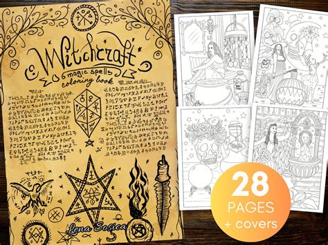 Fly on Broomsticks and Brew Magic with this Whimsical Coloring Book